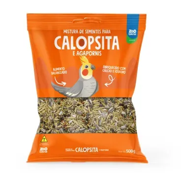 Mistura Balanceada Sementes Calopsitas e Argaponis Zootekna